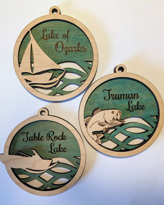 Custom Lake Ornaments