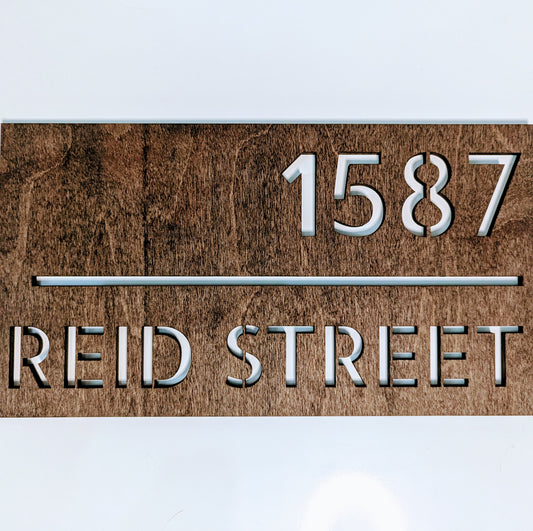 Home Address Sign