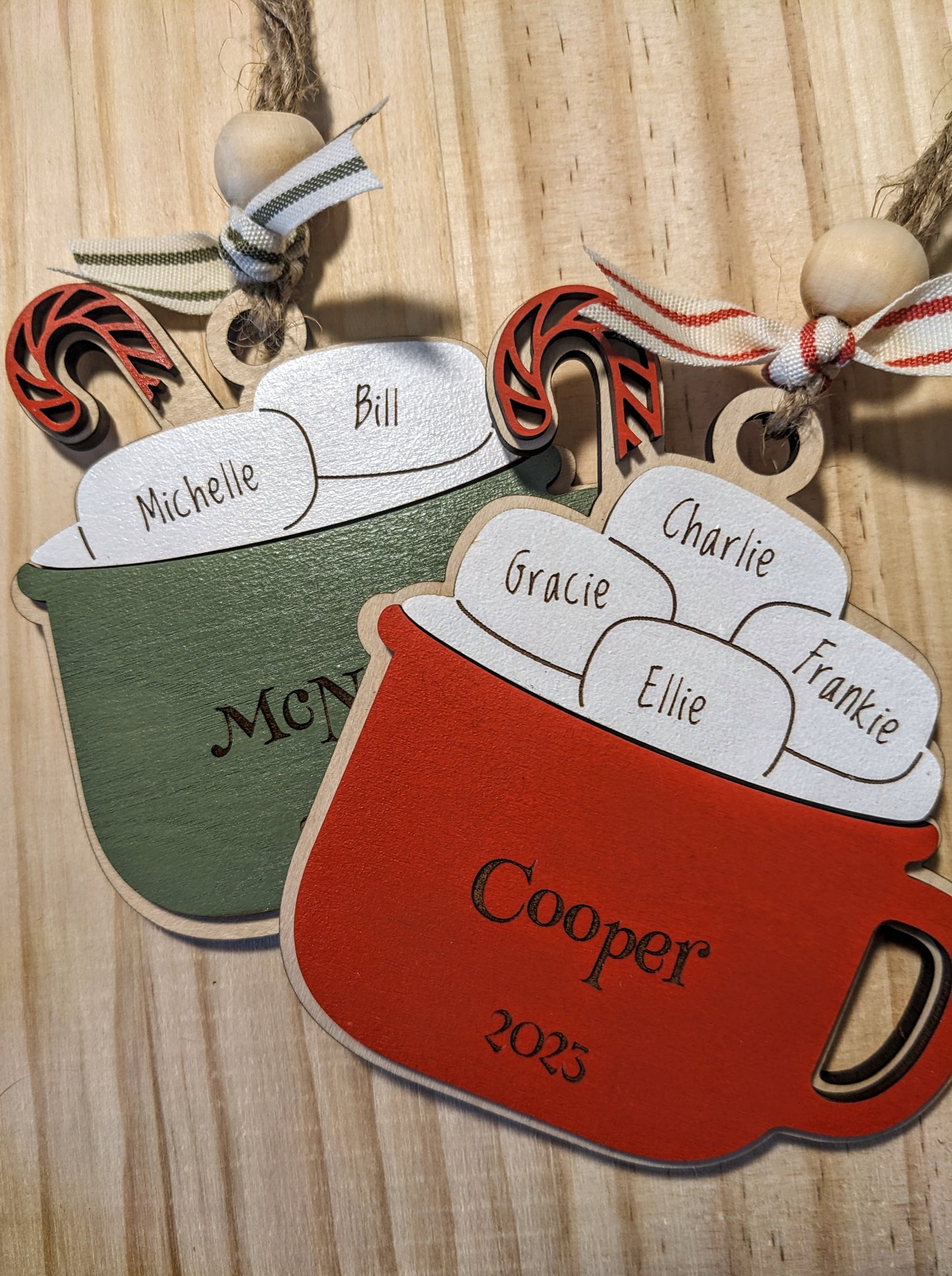 Personalized Hot Cocoa Ornament